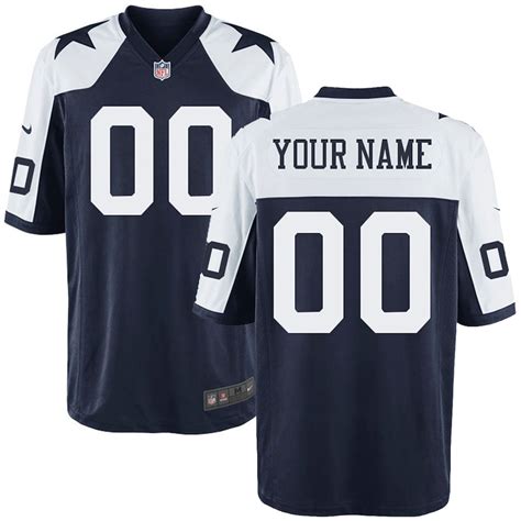 Nike Men's NFL Dallas Cowboys Customized Throwback Game Jersey